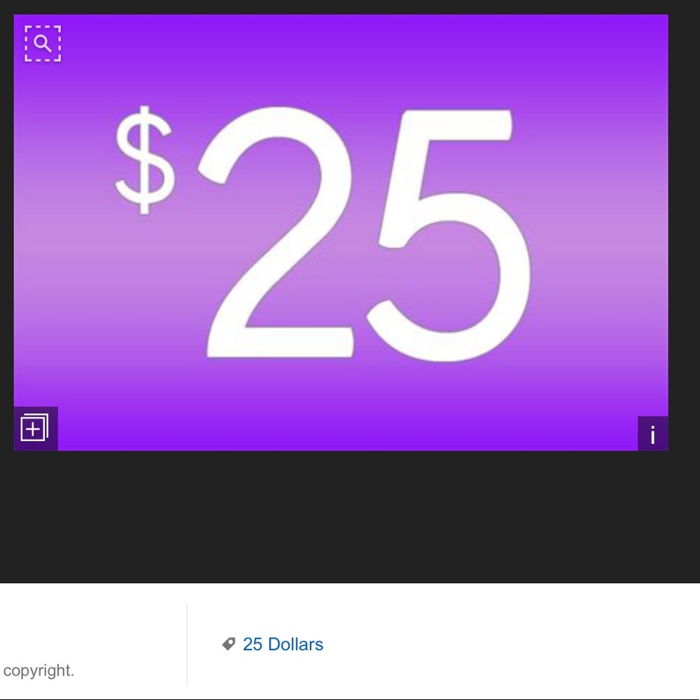 Offer $25 ?